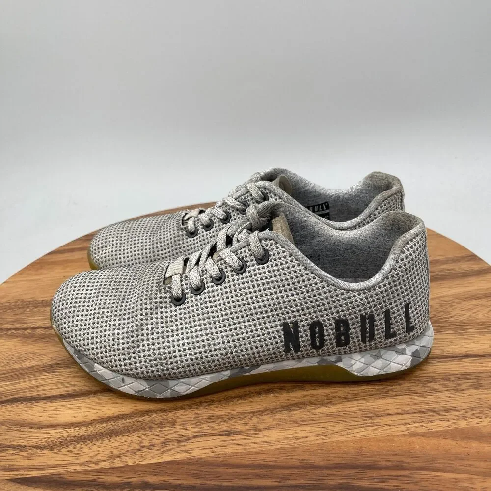 NOBULL Shoes Womens Size 8.5 Gray Running Comfort Walking Gym Casual Sneakers